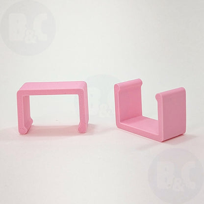 Sakura Pink Body Clips