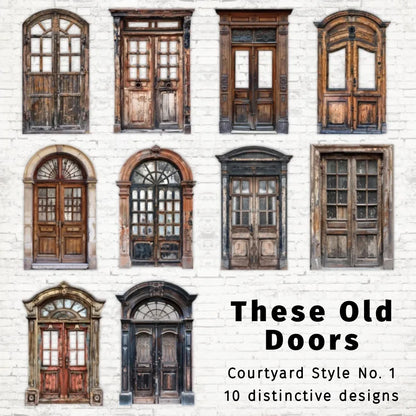 These Old Doors | Vintage Courtyard Door Embellishments