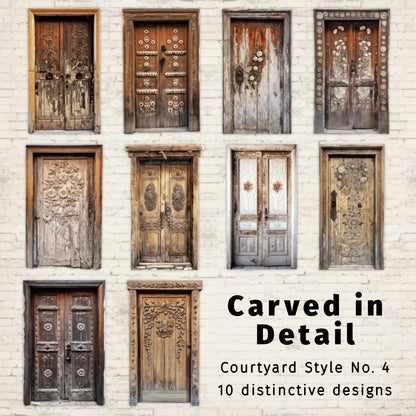 Carved in Detail | Vintage Courtyard Door Embellishments