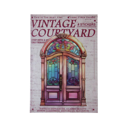 Entry to the Gardens | Vintage Courtyard Door Embellishments