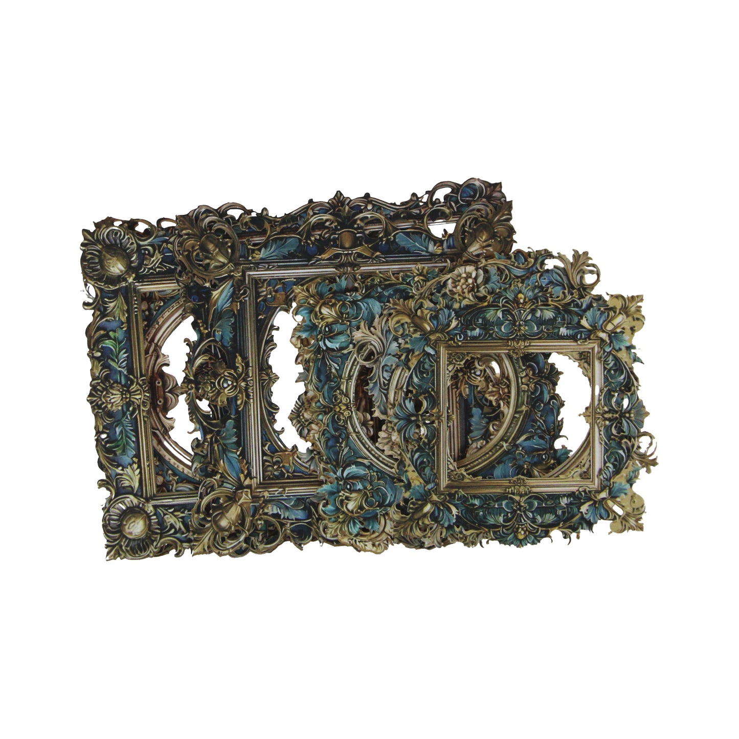 Sapphire Spires | Medieval Frame Embellishments