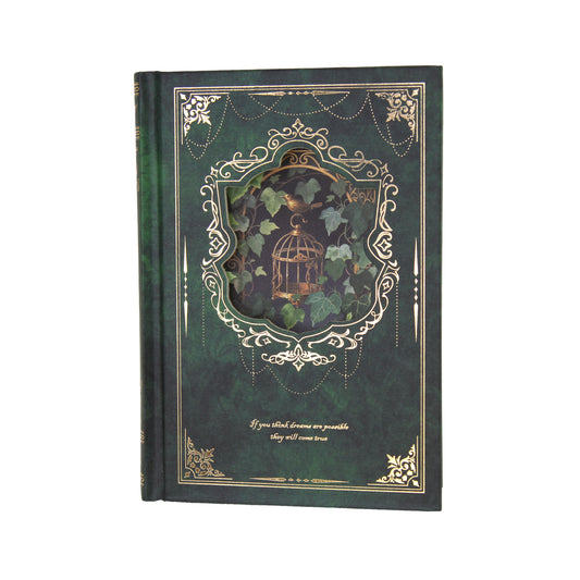 Green Forest | Green Ornamental Blank Journal