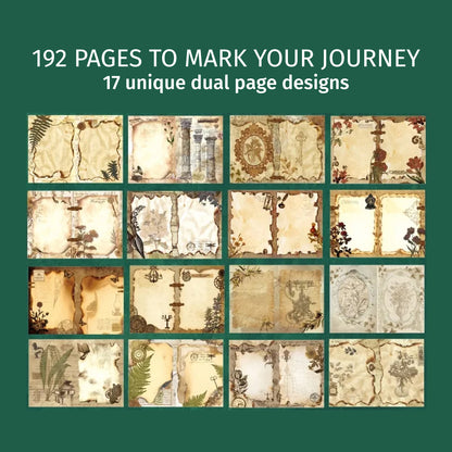 Forest Mist | Green Ornamental Blank Journal