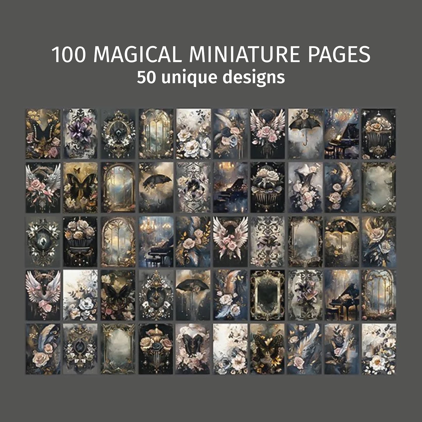 The Butterfly Nocture | Black Mini Magi Book