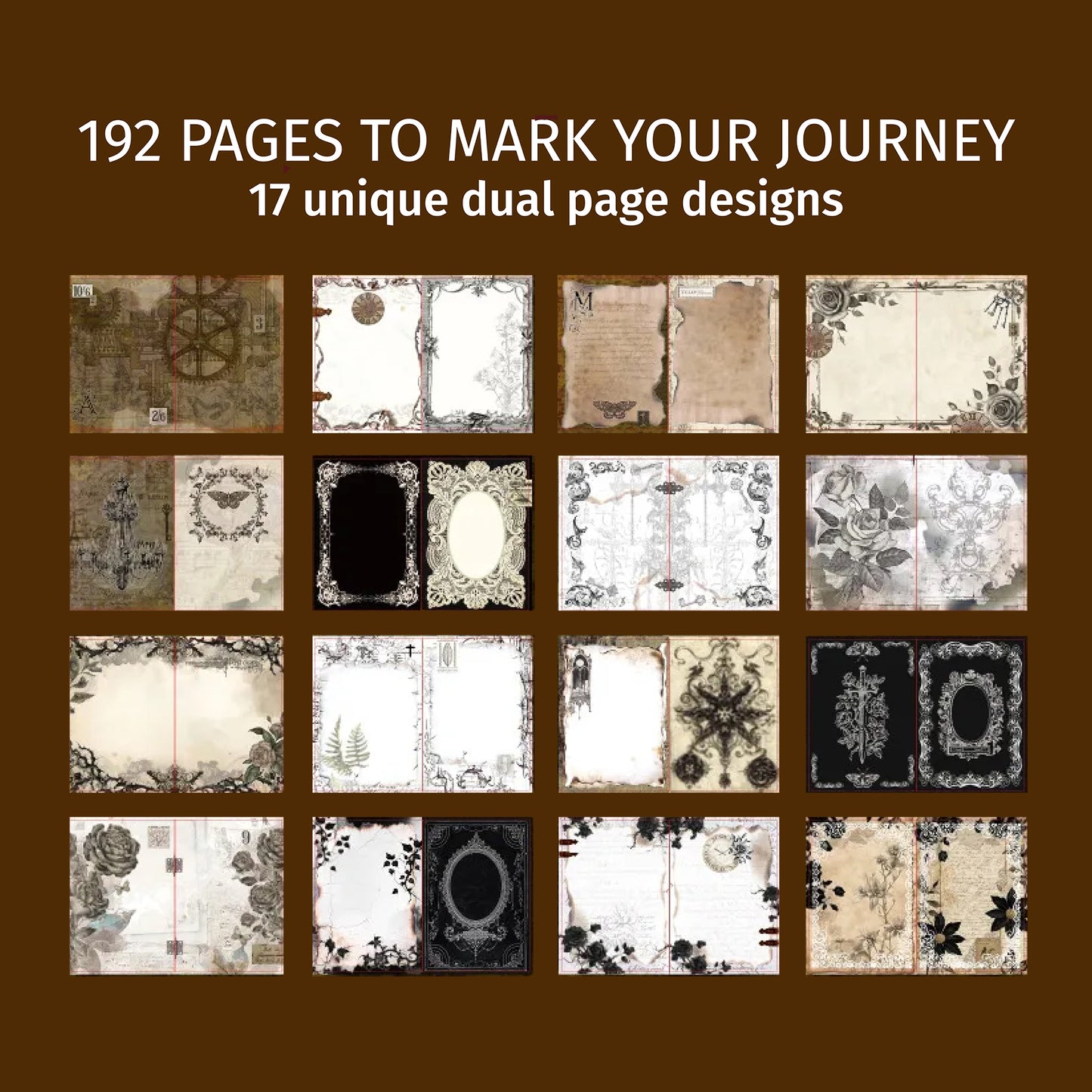 Magical Trail | Earth Ornamental Blank Journal