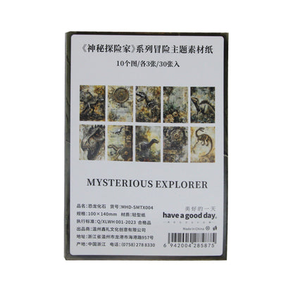 Paleontology | Mysterious Explorer Ornamental Paper