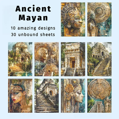 Ancient Mayan | Mysterious Explorer Ornamental Paper