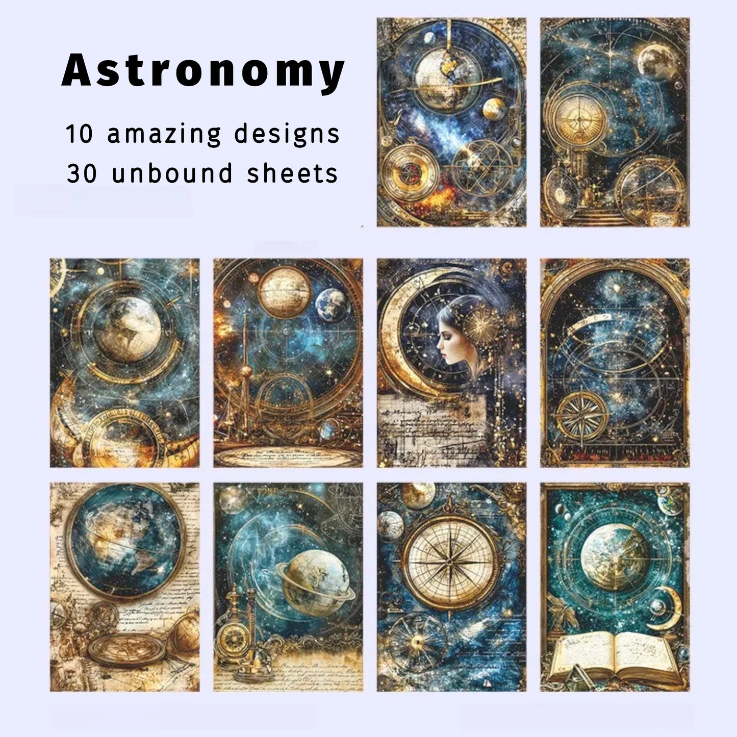 Astronomy | Mysterious Explorer Ornamental Paper