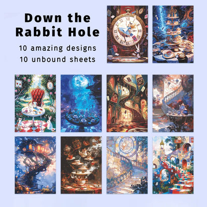 Down the Rabbit Hole | Midsummer Night Ornamental Paper