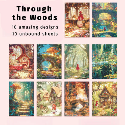 Through the Woods | Midsummer Night Ornamental Paper