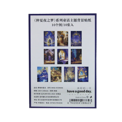 Enchanted Castle | Midsummer Night Ornamental Paper