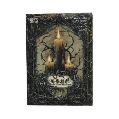 By Candlight, Shine | Macabre Ornamental Paper