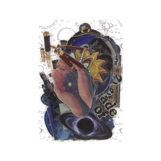 Cosmic Castaway | Black Sticker Slack Pack