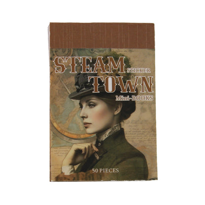 Steam Town | Khaki Mini Magi Sticker Book