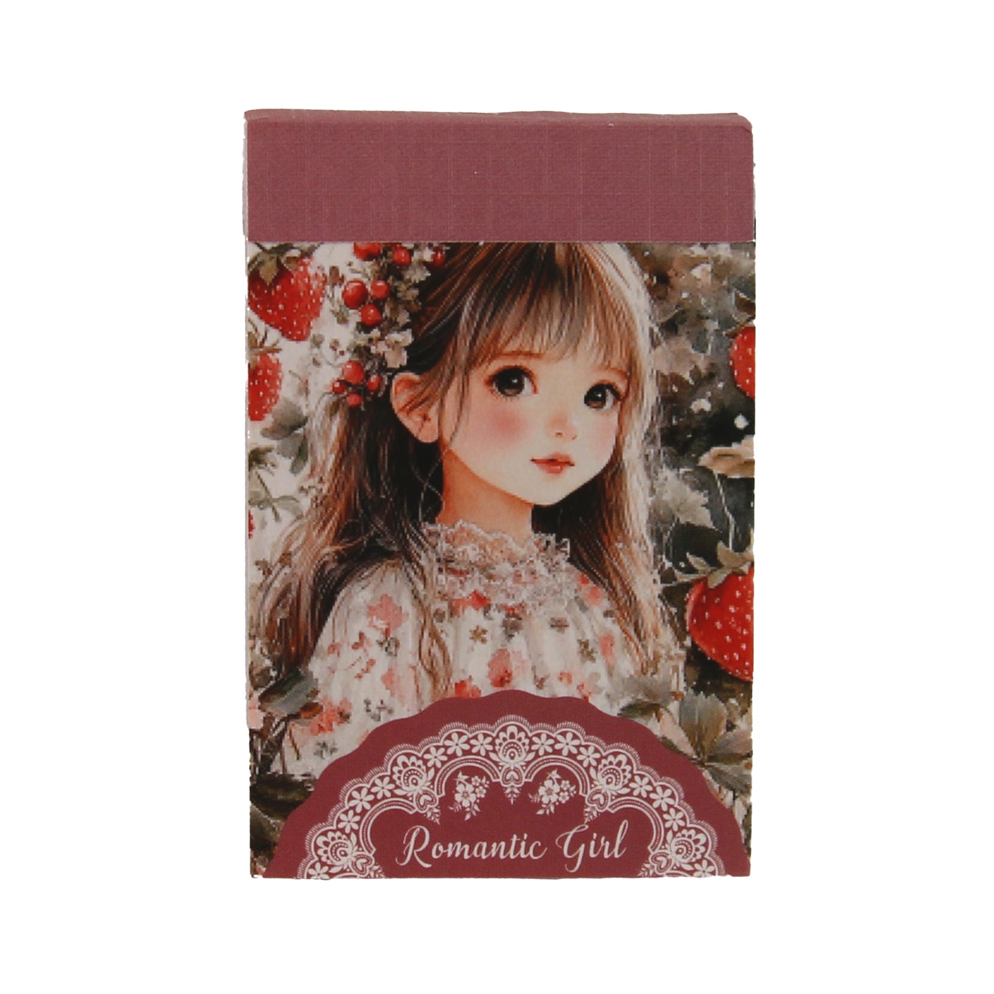Strawberry Girl | Mauve Mini Magi Sticker Book
