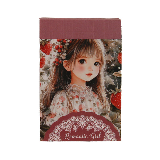 Strawberry Girl | Mauve Mini Magi Sticker Book
