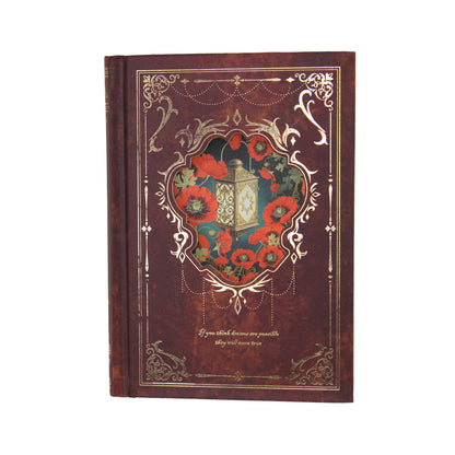 Sunset Glow | Red Ornamental Blank Journal