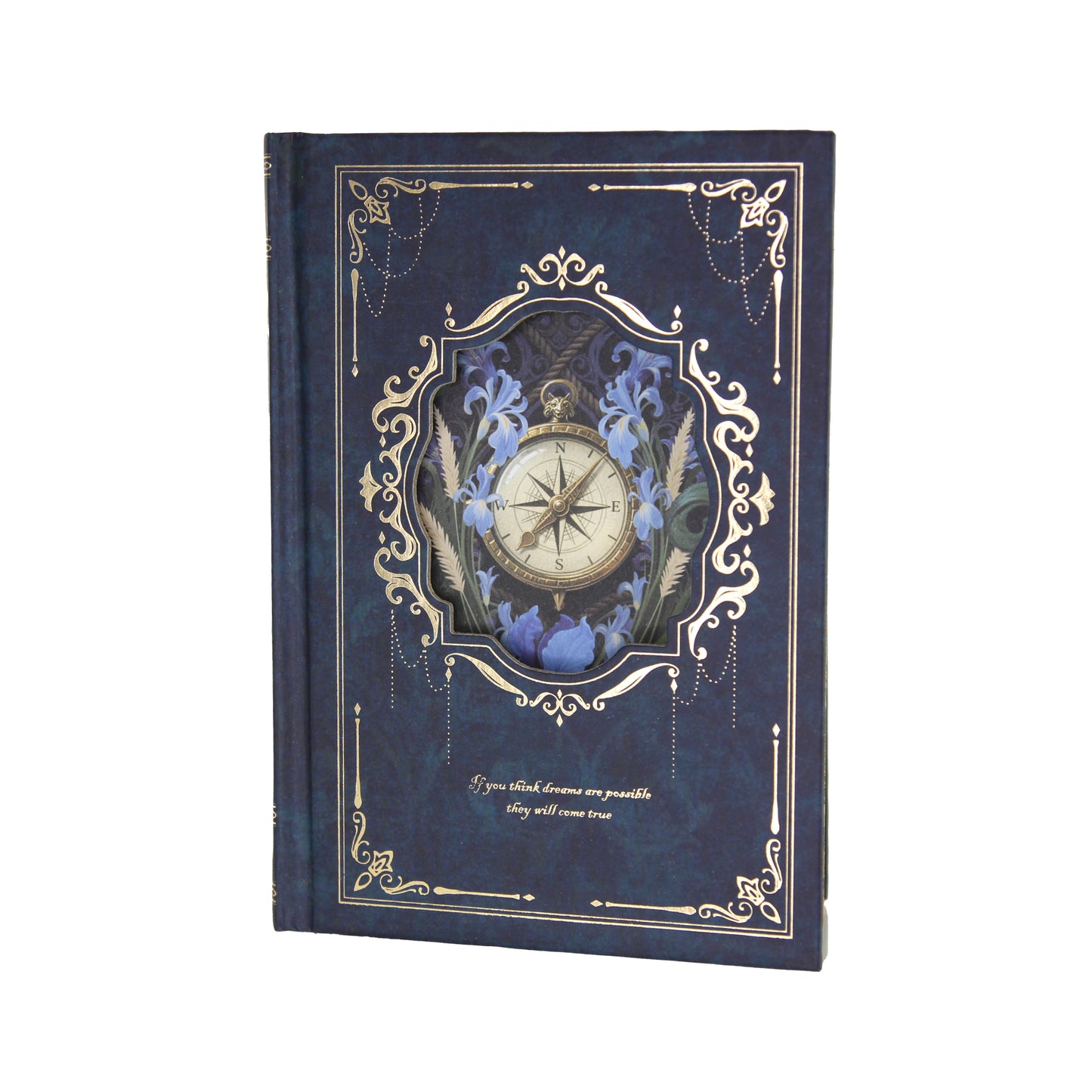 Time Gap | Blue Ornamental Blank Journal