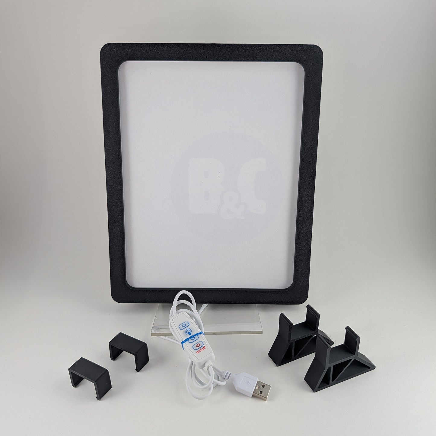 Charcoal Black Universal Lightbox