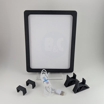 Charcoal Black Universal Lightbox