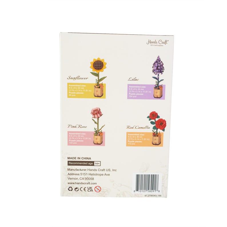 Blooming Bouquet | 3D Wood Flower Puzzle Multi-Pack